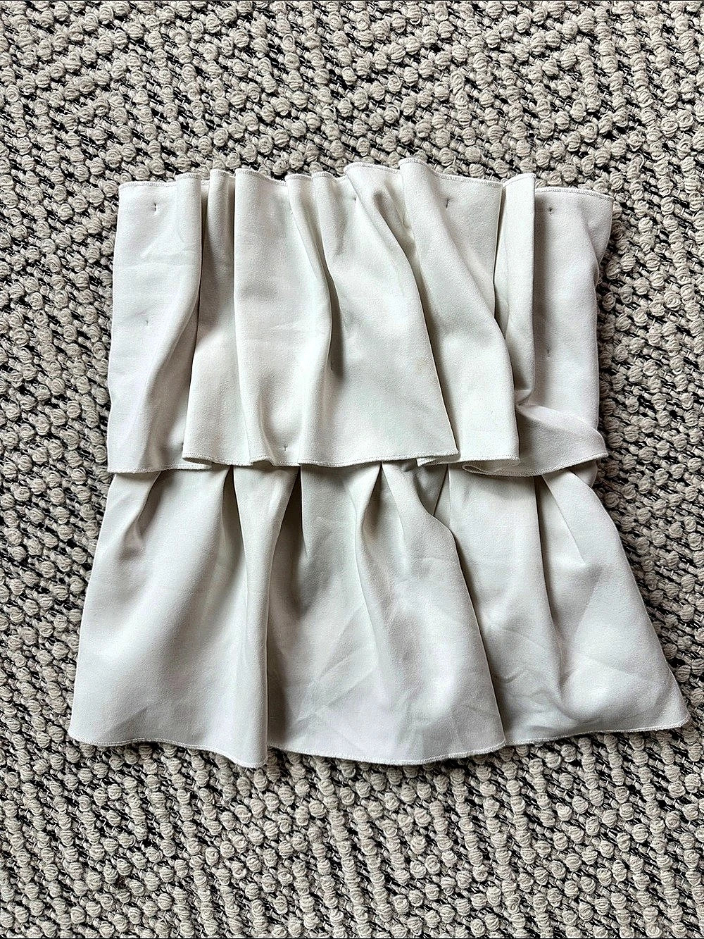 DAGMAR White Ruffle Blouse Like New